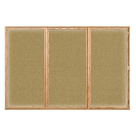 United Visual Products Open Faced Traditional Corkboard, 24x18" UV640A-BLACK-CORK
